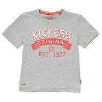 Kickers Print T Shirt Junior Boys