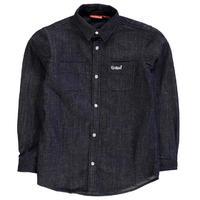 Kickers Long Sleeve Denim Shirt Junior Boys