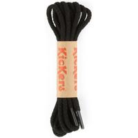 kickers black round original laces boyss aftercare kit in black