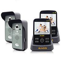 KiVOS KDB302 Wireless Home Video Intercom Doorbell Anti Tamper Alarm Camera Lock