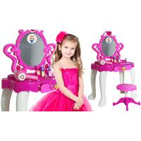Kids Dressing Table Princess Mirror & Stool
