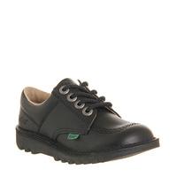 kickers kick low lace jnr core black