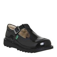 Kickers Kick T Bar Infant BLACK PATENT