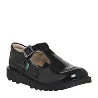 Kickers Kick T Bar Jnr BLACK PATENT