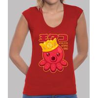 king octopus girl t shirt peak