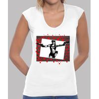 killer girl wall - girl t-shirt