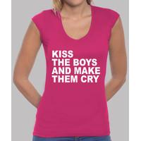 kiss the boys and make them cry white