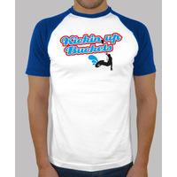 Kicking up buckets t-shirt (baseball)