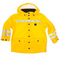 Kids Waterproof Rain Jacket - Yellow quality kids boys girls