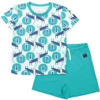 kids shortie pyjamas turquoise quality kids boys girls