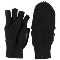 Kids Fingerless Gloves/mittens - Black quality kids boys girls