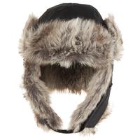 Kids Fur Trim Hat - Black quality kids boys girls