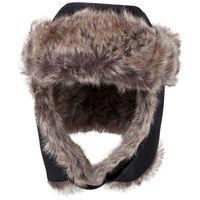 Kids Fur Trim Hat - Black quality kids boys girls