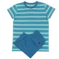 kids shortie pyjamas turquoise quality kids boys girls