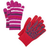 kids striped magic gloves pink quality kids boys girls