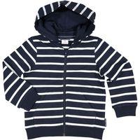 Kids Striped Hoodie Jacket - Blue quality kids boys girls