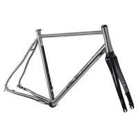 Kinesis Racelight GF Ti Disc 2017 Road Bike Frameset | Silver/Other - 48cm