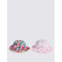 Kids 2 Pack Pure Cotton Hats