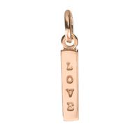 kirstin ash love bar charm 18k rose gold vermeil