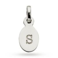 Kirstin Ash S - Oval Letter Sterling Silver