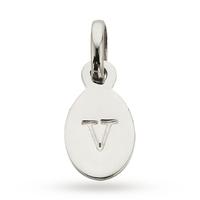 Kirstin Ash V - Oval Letter Sterling Silver