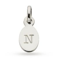 Kirstin Ash N - Oval Letter Sterling Silver