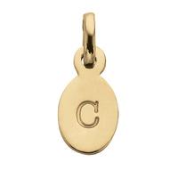 Kirstin Ash C - Oval Letter 18k-Gold-Vermeil