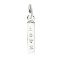 Kirstin Ash Love Bar Charm Sterling-silver