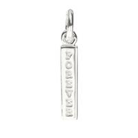 Kirstin Ash Forever Bar Charm Sterling Silver