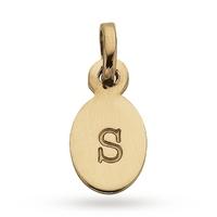 Kirstin Ash S - Oval Letter 18k-Gold-Vermeil