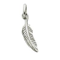 kirstin ash feather charm sterling silver