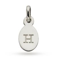 Kirstin Ash H - Oval Letter Sterling Silver