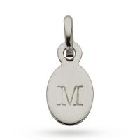 Kirstin Ash M - Oval Letter 18k-Gold-Vermeil