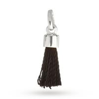 Kirstin Ash Black Tassel Sterling Silver