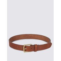 Kids\' Leather Square Buckle Belt