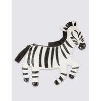 kids faux leather zebra cross body bag