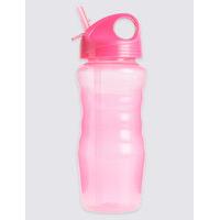 Kids\' Clear Pink Water Bottle