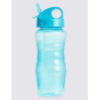 kids clear blue water bottle