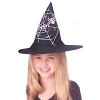 Kids Fabric Spider Witch Hat