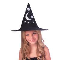 kids fabric star witch hat