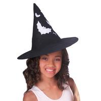 Kids Fabric Bat Witch Hat