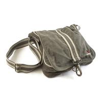 kickers taupe stone canvas shoulder small messenger bag