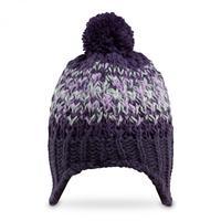 Kids Rainbow Hat Dark Purple Marl