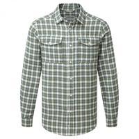 Kiwi Long Sleeved Check Shirt Lake Green