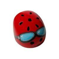 kiddimoto red goggles helmet s