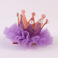 Kids Fabric Hair Clip Flowers Cute Party Casual Spring Summer Headband Headpiece Head Crown Hair Accessories Flower Girls