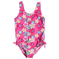 Kids Girl\'s Multi-color 1pc Summer Swimwear Floral Polyester / Nylon Swimming Wear Tankinis for 1~6Year Baby Girls