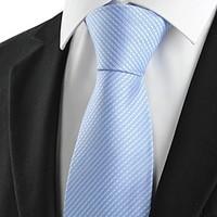 kissties mens striped blue grey microfiber tie necktie for wedding par ...