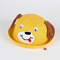Kids\' Sun Hat Cartoon Dog Floppy Ears Cute Straw Hat