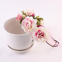 Kid\'s Handmade Flowers Beautyful Spring Wreath Handbands